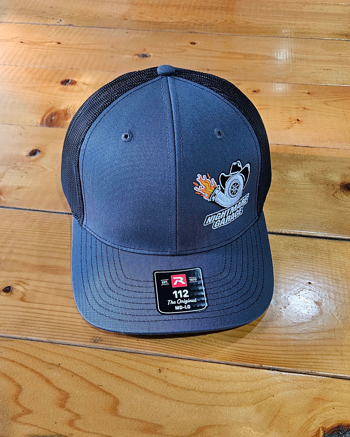 Nightmare Garage Grey Trucker Hat